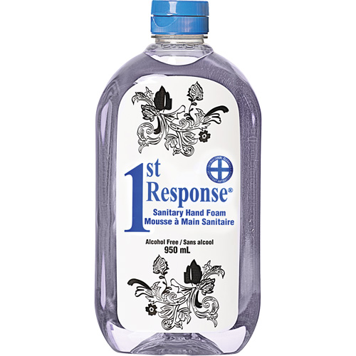 Grime Eater 89-90 1st Response&reg; Sanitary Hand Foam, Liquid, 950 ml, Bottle, Unscented