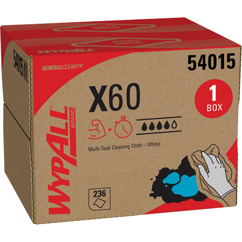Kimberly-Clark 54015 X60 Wipers, All-Purpose, 17