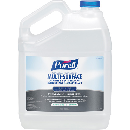 Purell 4345-04-CAN00 Professional Multi-Surface Sanitizer & Disinfectant, 3.78 L, Jug
