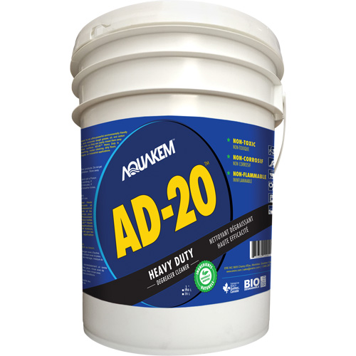 Aquakem 10511-20L AD-20 Heavy-Duty Cleaner & Degreaser, Pail