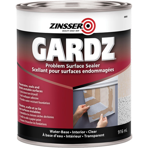 Zinsser 289394 Gardz&reg; Problem Surface Sealer, 3.61 L, Can, Clear