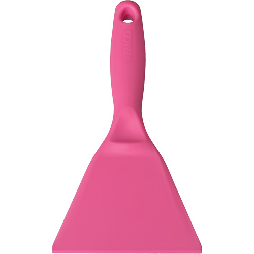 Vikan 69621 Large Hand Scraper, Pink, 4" W x 10" L