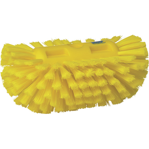 Vikan 70396 Tank Brush, Medium Bristles, 8-1/4" Long, Yellow