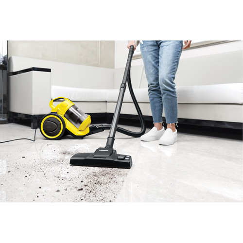 Karcher Home & Garden 1.198-137.0 VC 3 Multi-Cyclone Vacuum Cleaner, Dry, 0.25 US Gal. (0.9 Litres)