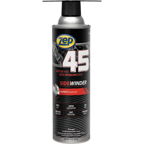Zep B41801C 45 SideWinder Super Penetrant Lubricant, Aerosol Can