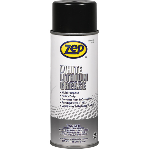 Zep 331701C White Lithium Grease Lubricant, Aerosol Can