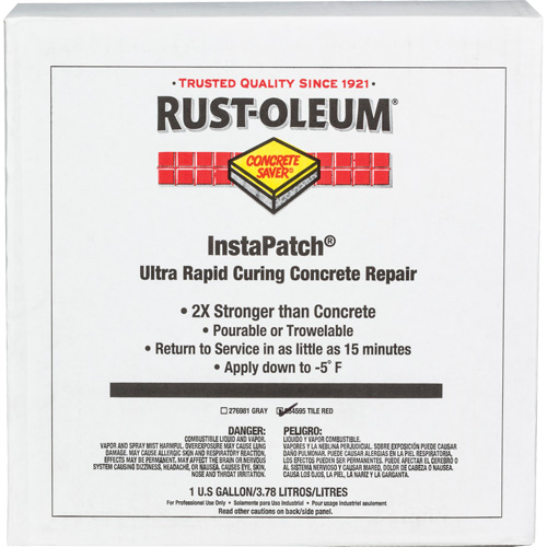 Rust-Oleum 284595 Produit de r&eacute;paration du b&eacute;ton InstaPatch de Concrete Saver, Trousse, Rouge