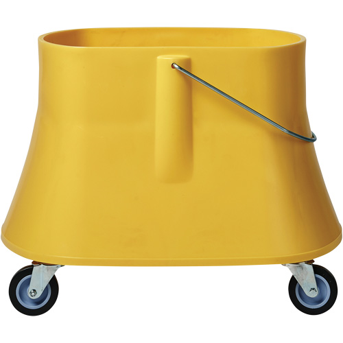 M2 Professional BW-D2640-YE Seau pour vadrouille Champ, Capacit&eacute; de 10 gal. US (40 pintes), Jaune