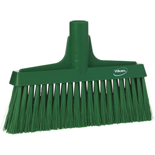 Vikan 31042 T&ecirc;te de balai droit, Crins Cors&eacute;/Fin, 10-1/4", Polyester, Vert