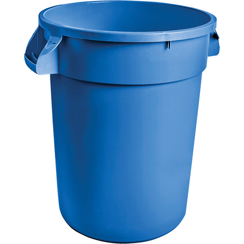 M2 Professional WM-PRH2020-BL Blue Titan Heavy-Duty Garbage Container, Plastic, 20 US gal.