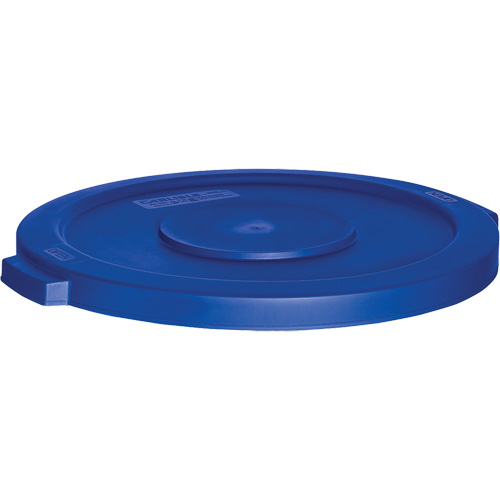 M2 Professional WM-PRH3232G-L-BL Waste Container Lid, Flat Lid, Plastic, Fits Container Size: 22" Dia.