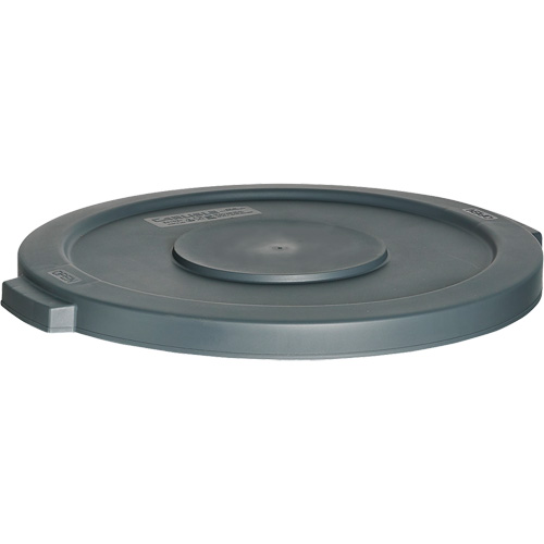 M2 Professional WM-PRH4444G-L Waste Container Lid, Flat Lid, Plastic, Fits Container Size: 24" Dia.