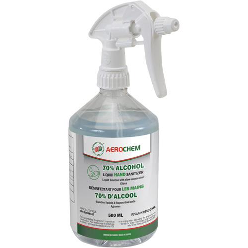 Walter Surface Technologies FLSANIS70500ML Aerochem Liquid Surface Cleaner, 500 ml, Trigger Bottle