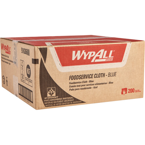 Kimberly-Clark 51636 WypAll&reg; Foodservice Cloths, Specialty, 23-1/2" L x 12-1/2" W