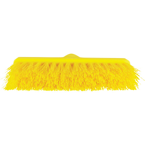 Vikan 310116 Balai oblique ColorCore, Crins Moyen, 10", Polypropyl&egrave;ne, Jaune
