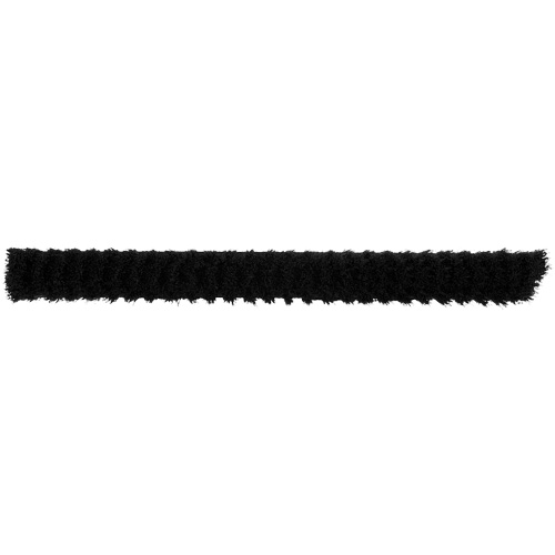 Vikan 316319 ColorCore Push Broom, Fine Bristles, 24", Polypropylene, Black