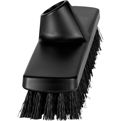Vikan 366119 ColorCore Wall Brush, Stiff Bristles, 12" Long, Black