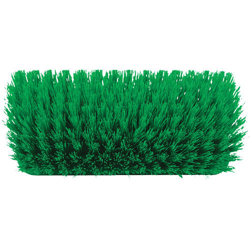 Vikan 366212 Brosse &agrave; angle double ColorCore pour surfaces hautes et basses, Soies Ferme, Longueur de 10", Vert
