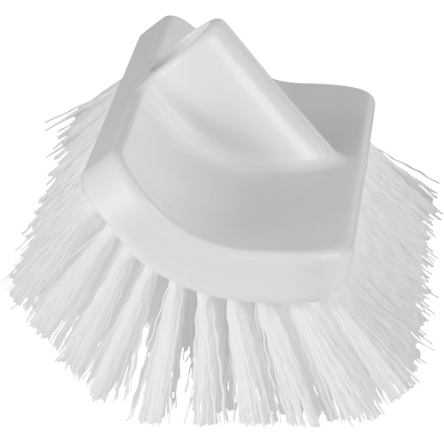 Vikan 366215 ColorCore High-Low Brush, Stiff Bristles, 10" Long, White