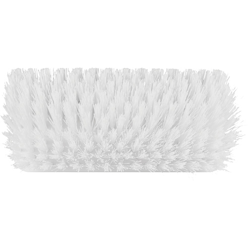 Vikan 366215 ColorCore High-Low Brush, Stiff Bristles, 10" Long, White