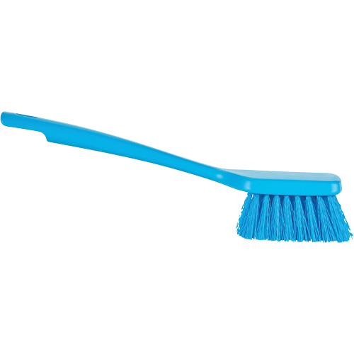Vikan 410713 Brosse &agrave; manche court ColorCore, Soies Ferme, Longueur de 12", Bleu