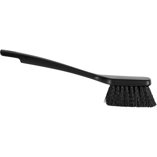 Vikan 410719 Brosse &agrave; manche court ColorCore, Soies Ferme, Longueur de 12", Noir