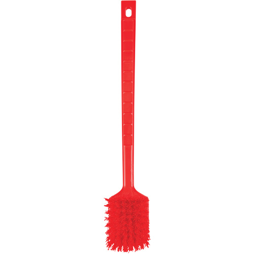 Vikan 410814 Brosse &agrave; manche long ColorCore, Soies Ferme, Longueur de 20", Rouge