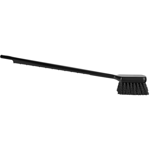 Vikan 410819 ColorCore Long Handle Brush, Stiff Bristles, 20" Long, Black