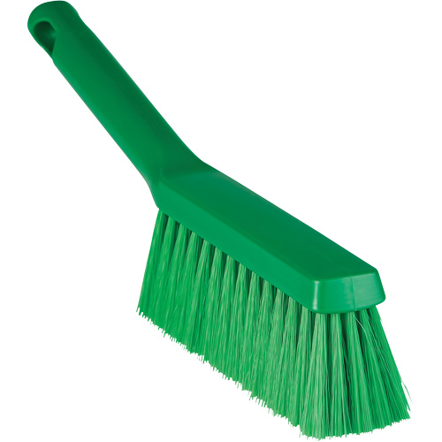 Vikan 451112 ColorCore Bench Brush, Medium Bristles, 12" Long, Green