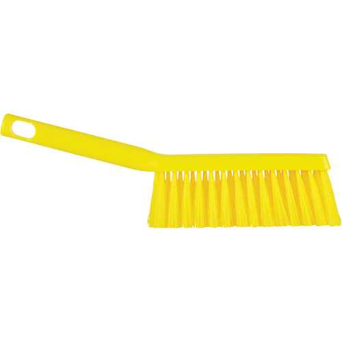 Vikan 451116 ColorCore Bench Brush, Medium Bristles, 12" Long, Yellow