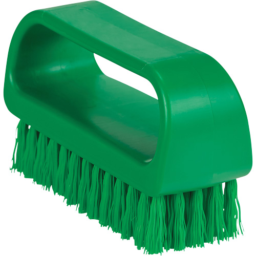 Vikan 643312 Brosse &agrave; ongles ColorCore, Soies Moyen, Longueur de 4", Vert