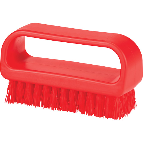 Vikan 643314 Brosse &agrave; ongles ColorCore, Soies Moyen, Longueur de 4", Rouge