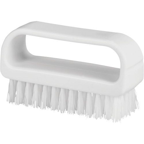 Vikan 643315 ColorCore Hand Washing Brush, Medium Bristles, 4" Long, White