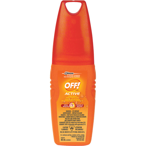 SC Johnson 10062300246011 OFF! Active&reg; Insect Repellent, 25% DEET, Spray, 85 ml