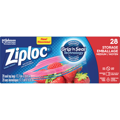 SC Johnson 10067140003404 Ziploc&reg; Storage Bags