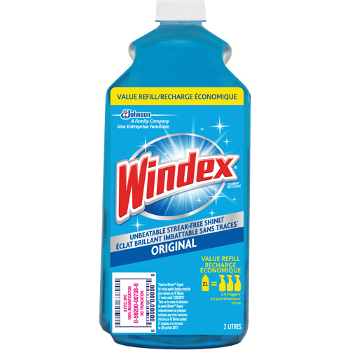 SC Johnson 10059200007385 Windex&reg; Glass Cleaner Refill, 2 L, Bottle