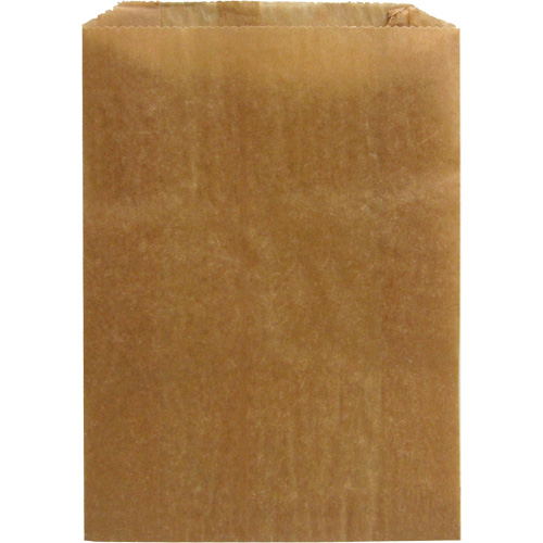 Hospeco KL Kraft Waxed Feminine Hygiene Disposal Bags
