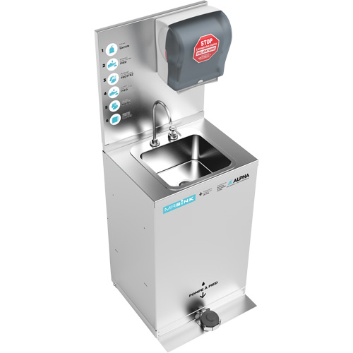  JM668 Poste de nettoyage des mains portable MRSink