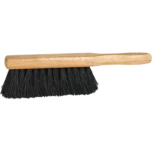 M2 Professional BBC-206T Wood Block Cleaning Brush, 12-1/4" L, Tampico Bristles, Black