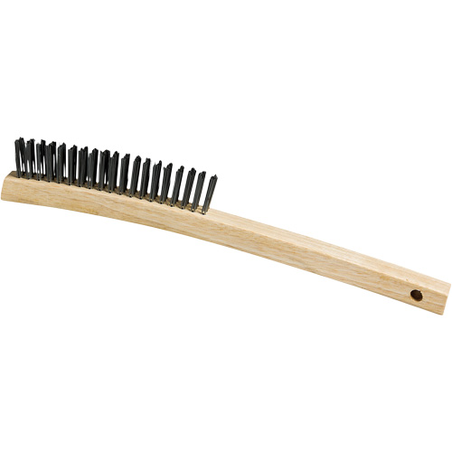 M2 Professional BW-1037 Scratch Brush, Steel, 3 x 19 Wire Rows, 13-3/4" Long