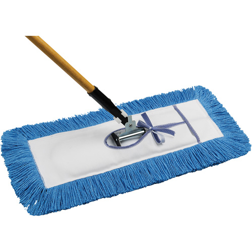 M2 Professional DM-ALO524 Static-H Dust Mop with Handle, Tie-On Style, Nylon, 24" L x 5" W
