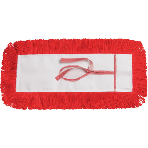 M2 Professional DM-STH536-RD Static-H Dust Mop, Tie-On Style, Nylon, 36" L x 5" W