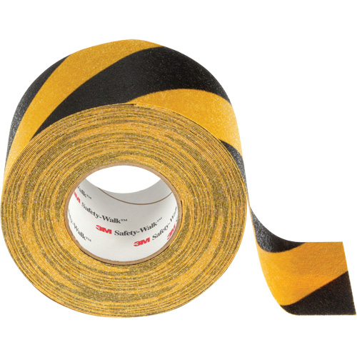 3M F-613-4X60 Safety-Walk Slip-Resistant General Purpose Tape, 4" x 60', Black & Yellow
