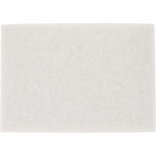 3M F-4100-WHT-28X14 Natural Blend Pad, 14" x 28", Buffing/Cleaning/Polish, White