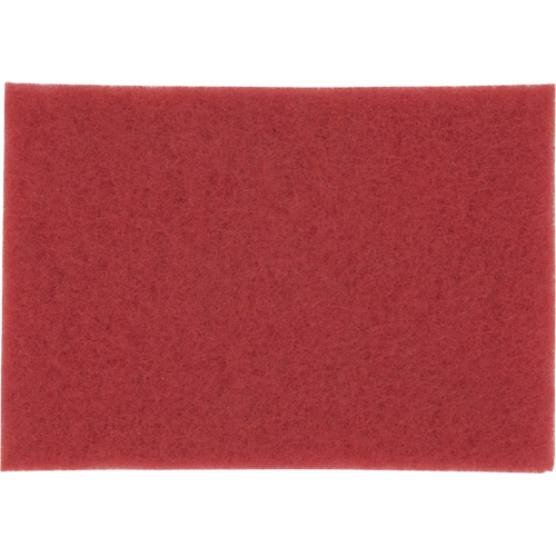 3M F-5100-RED-28X14 Tampon haute performance, 14" x28", Lustrage/Nettoyage, Rouge