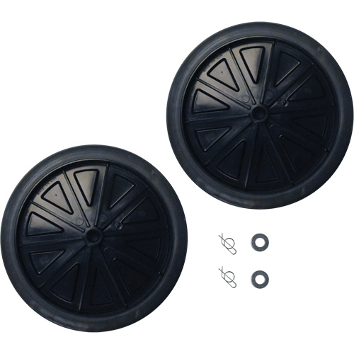 Rubbermaid Specialmade FG9W71L2BLA Replacement Wheel Kit for Receptacle Dolly