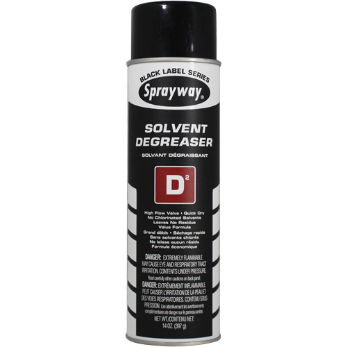 Sprayway 1000009273 D2 Solvent Degreaser, Aerosol Can