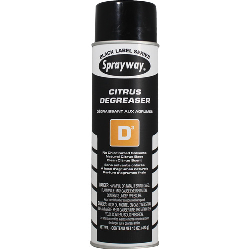 Sprayway 1000008626 D&eacute;graissant &agrave; base d'agrumes D3, 15 oz liq.