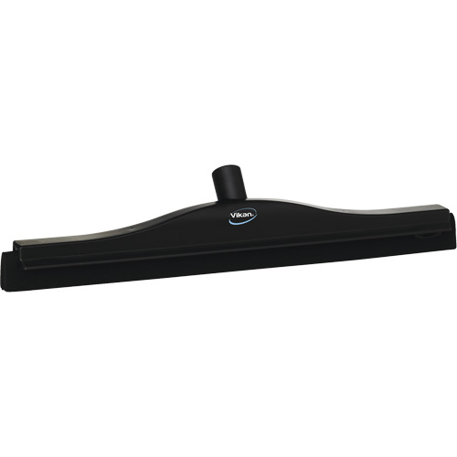 Vikan 77539 Fixed Head Food Hygiene Floor Squeegee, 20", Black