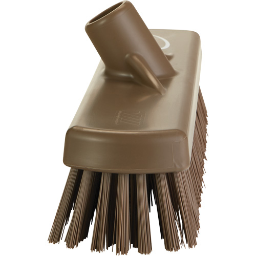 Vikan 706066 Balai-brosse pour planchers et mur, Crins Ferme, 12", Polyester, Brun